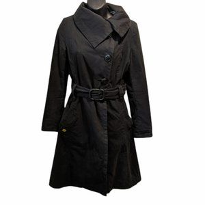 Soia & Kyo black trench coat size SMALL